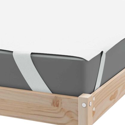 Протектор за матрак, бял, 100x200 см, водоустойчив