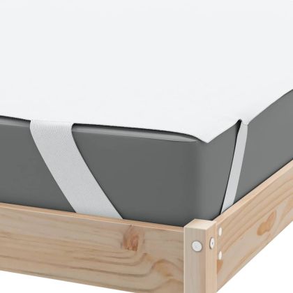 Протектор за матрак, бял, 200x200 см, водоустойчив