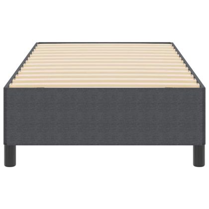 Рамка за легло Тъмносив 90 x 200 cm Кадифе