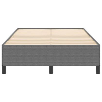 Рамка за легло Светлосиво 120 x 200 cm Кадифе