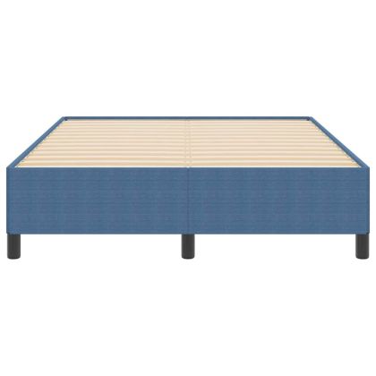 Рамка за легло Синьо 140 x 200 cm Кадифе