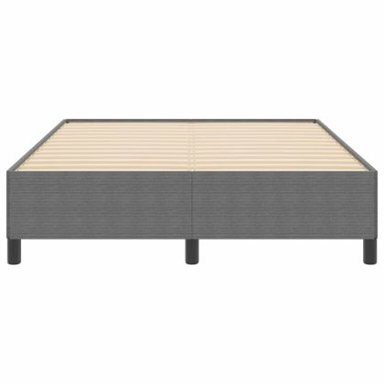 Рамка за легло Светлосиво 160 x 200 cm Кадифе