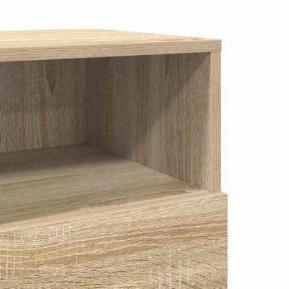 Нощни шкафчета, 2 бр, с 2 чекмеджета, дъб сонома, 36x36x68 см