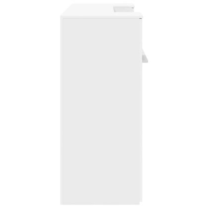 Рецепционно бюро, бяло, 180x50x103,5 см, инженерно дърво