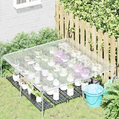 Прозрачен брезент с капси 2x2 м, полиетилен