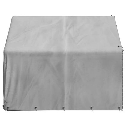 Външна клетка за кучета с покривало 2x2x1,5 м, поцинкована стомана