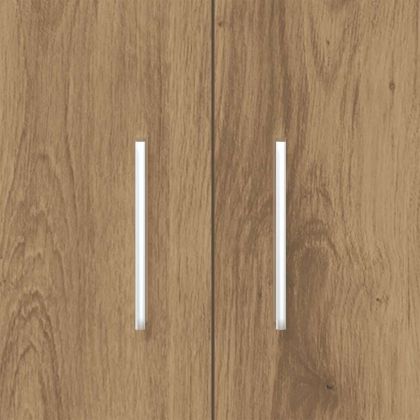 Стойка за аквариум, дъб, 81x36x73 см, инженерно дърво