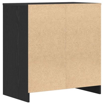Бюфет, черен дъб, 70x41x75 см, инженерно дърво