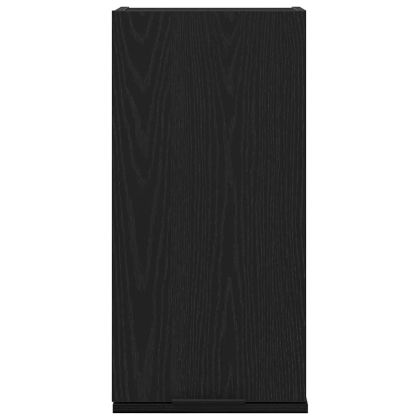 Стенен шкаф, черен дъб, 32x20x67 см, инженерно дърво