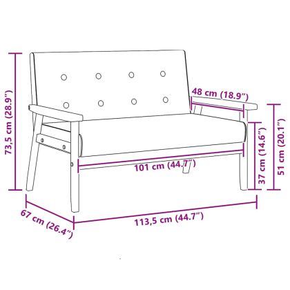 Комплект дивани от 2 части, черен, изкуствена кожа