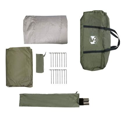 Риболовна палатка Маслиненозелен 514 x 465 x 187 см Полиестер