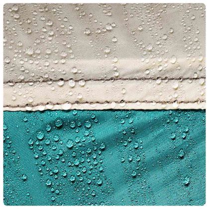 Каравани с покрив морско зелено 320 x 320 x 218 см Полиестер