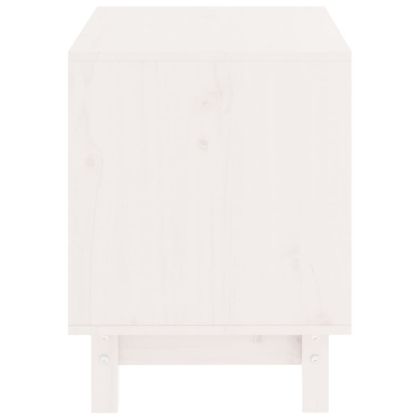 Кучешка колиба, бяла, 50x40x52 см, бор масив