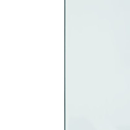 Стъклена подложка за камина, правоъгълна, 80x60 см