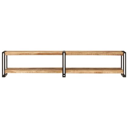 ТВ шкаф, 200x30x40 см, мангово дърво масив