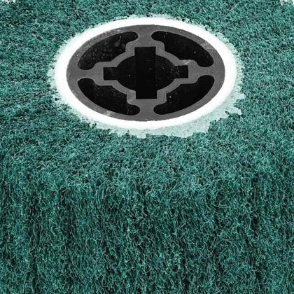 Шлифовъчни ролки 3 pcs Зелен 12 x 12 x 10 см Синтетичен fibre