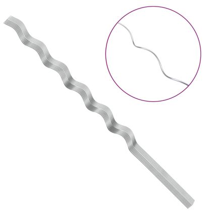 Спираловидни подпори за растения 50 pcs Сребрист 150 cm