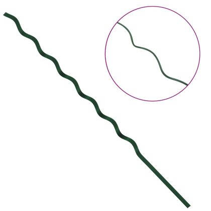 Спираловидни подпори за растения 5 pcs Зелен 170 cm
