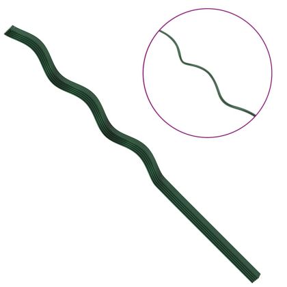 Спираловидни подпори за растения 20 pcs Зелен 110 cm