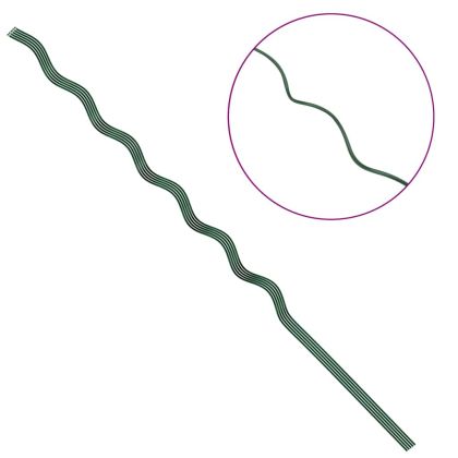 Подкрепа за растение 5 pcs Зелен 110 x 0.6 x 0.6 см Стомана