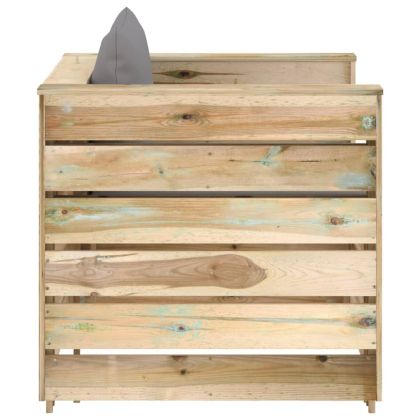 Градински комплект 2 части възглавници зелена импрегнация