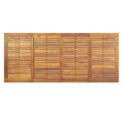 Градинска маса за хранене Сив 200 x 90 x 75 cm