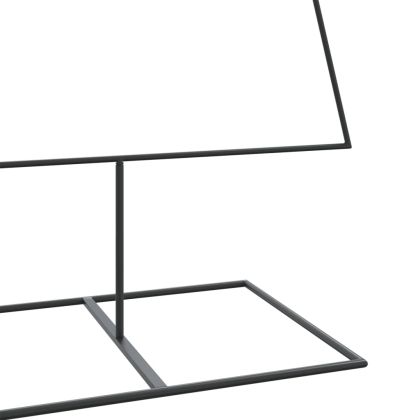 Метална коледна елха за декорация черна 210 см