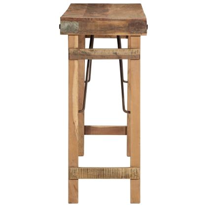 Конзолна маса Кафяво 110 x 35 x 76 см