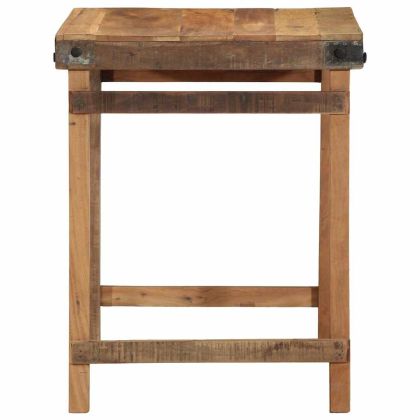 Трапезна маса Кафяво 60 x 55 x 76 см регенерирано дърво масив