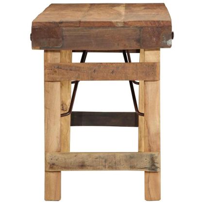 Пейки Кафяво Масивна дървесина