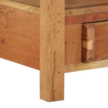 ТВ шкаф Кафяво 83 x 33 x 46 см Масивна регенерирана дървесина