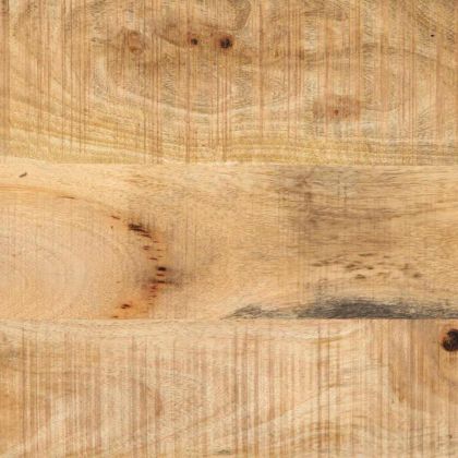 Нощен шкаф Кафяв и черен 40 x 35 x 50 см мангово дърво масив