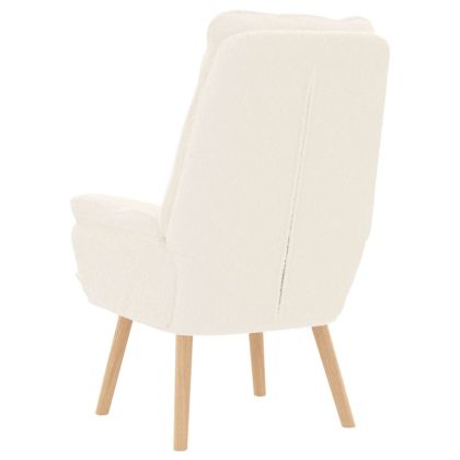 фотьойл Крем 61 х 78 х 98 см Тъкан Шерпа