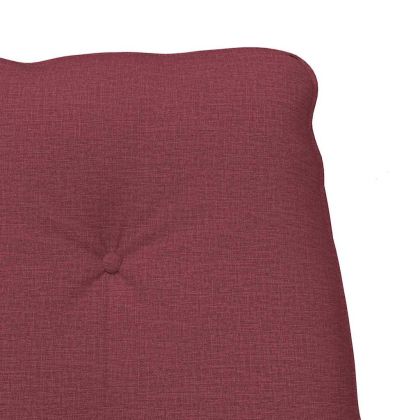 фотьойл Виненочервен 69 x 74 x 93 см Тъкан Шерпа
