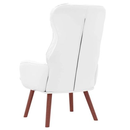 фотьойл Бяло 69 x 74 x 93 см Изкуствена