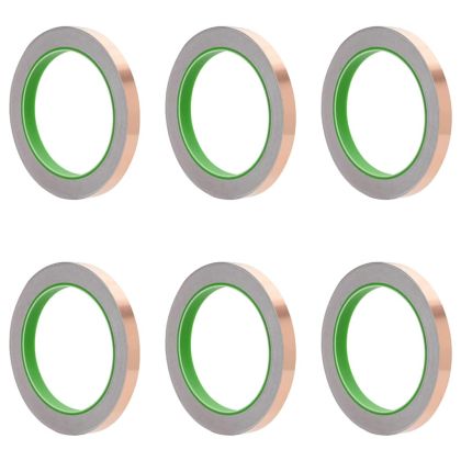 Двуостра медна лента 6 pcs Мед 2000 x 1 см Мед