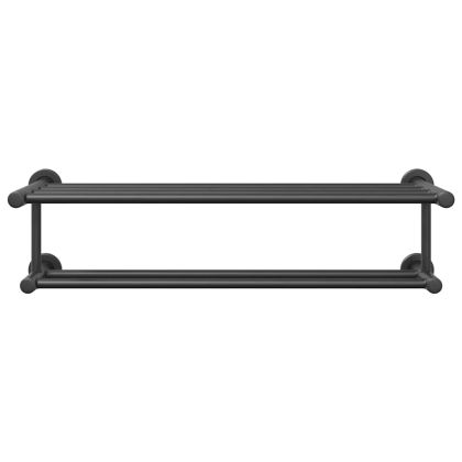 Держач за кърпи Черно 61 x 23 x 17 см Неръждаема стомана