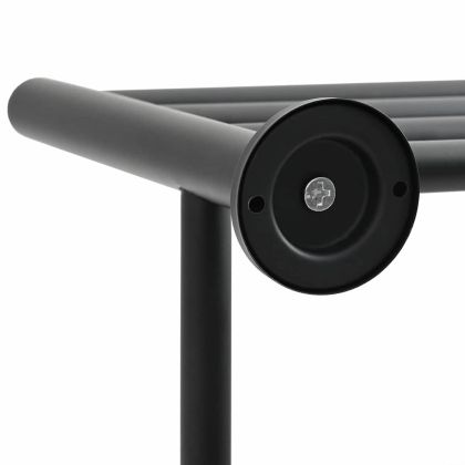 Держач за кърпи Черно 61 x 23 x 17 см Неръждаема стомана