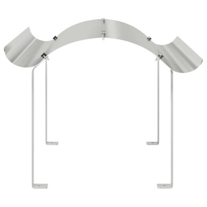 Коминна шапка Сребрист 59.5 x 50 x 36.5 см Неръждаема стомана