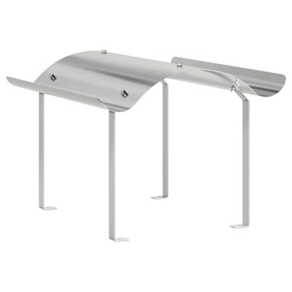 Коминна шапка Сребрист 59.5 x 50 x 36.5 см Неръждаема стомана