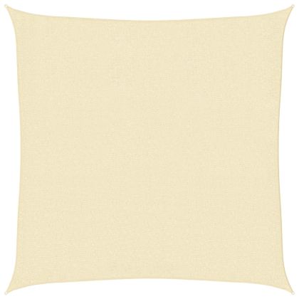 Слънцезащитно платно, HDPE, квадратно, 3.6x3.6 м, кремаво
