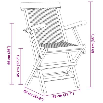 Градински трапезен комплект, 7 части, тиково дърво масив