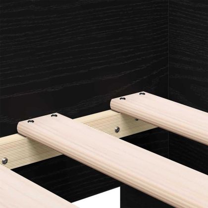 Легло-диван с таблото Черния дъб 90 x 200 cm Инженерно дърво