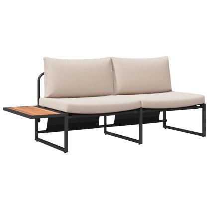 Комплект за хранене в градината 3 pcs Таупе Стомана