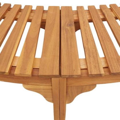 Кръгъл открит горещ басейн Кафяво 252 x 112 x 55.5 см