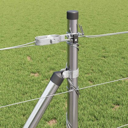 Ограда за пасища Сребрист 50 x 0.8 m Поцинкована стомана