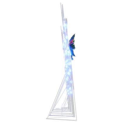 LED елени 5 pcs Бяло текстил