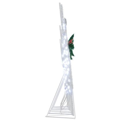 LED елени 6 pcs Сребрист текстил