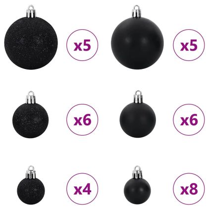 Изкуствено коледно дърво с хингед с поставка Зелен и бял 150 cm