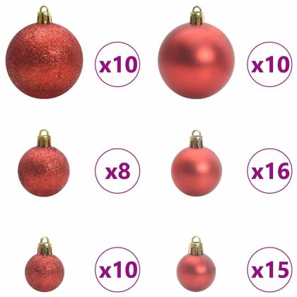 Изкуствено коледно дърво с хингед с поставка Бяло 180 cm ПВЦ